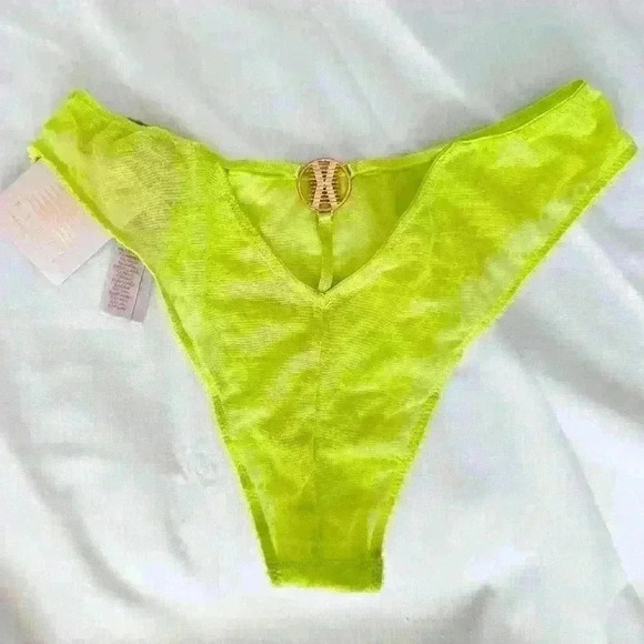 Savage X Fenty Neon Green Panties - Picture 1 of 8